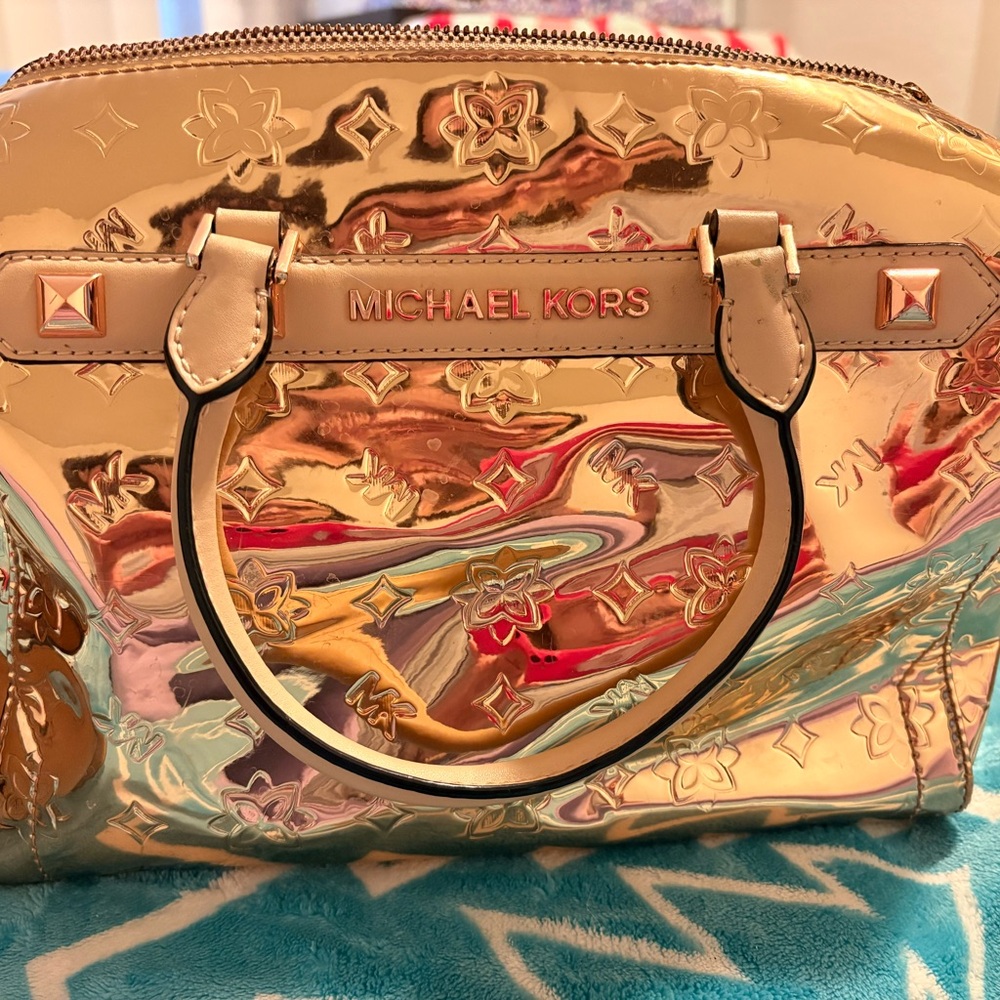 Michael Kors Gold Purse